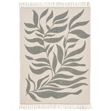 House Nordic Zelena/bež bombažna odeja 130x180 cm Loni – | Shoptok.si