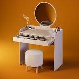 Hanah home Tmu-701-Vv-1 mink make-up table cene