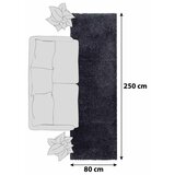 XXXL Tekač Fluffy, 80x250cm, Antracit | Shoptok.si