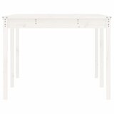  Vrtni stol bijeli 203,5x100x76 cm od masivne borovine | shoptok.hr