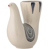 Bloomingville Kremno bela lončena ročno poslikana vaza (višina 19 cm) Trudy – | Shoptok.si