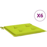  Jastuci za vrtne stolice 6 kom zeleni 50x50x4 cm tkanina Oxford | Eponuda.ba