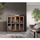 GINER Y COLOMER Dvokrilna omarica s kovinskim okvirjem in steklenimi vrati ym, (22147825) | Shoptok.si
