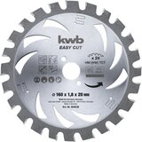 KWB easycut rezni disk za cirkular 160x20, 24Z, HM, za drvo/metal(nonFe)/plastiku, energy saving ( 49584538 ) Cene