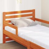 Krevet s produžetnim madracem s uzglavljem Smeđa 80 x 200 cm | Eponuda.ba