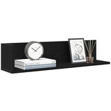 Maison Chic 2 kosi Stenske Police - Viseče police črna 75x16,5x16,5 cm inženirski les, (21793333) | Shoptok.si