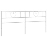  Metalno zamjensko uzglavlje bijelo 200 cm | shoptok.hr