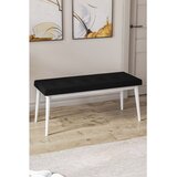 Hanah home klupa Pera Bench, 105 cm, crna / bela | Eponuda.com