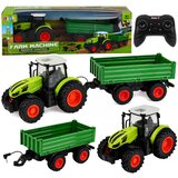  Remote Controlled RC Agricultural Tractor with Tipper Trailer Green 1:24 | Shoptok.si