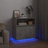  LED komoda Beton siva 71 x 34,5 x 75 cm Konstruirano drvo | shoptok.hr