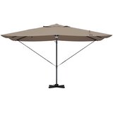  Suncobran Sivo-smeđa 351 x 250 x 253 cm Poliester i aluminij | shoptok.hr