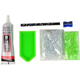  DIY ukrašavanje jednoroga dijamantima zeleni | shoptok.hr