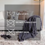 Tiseco Home Studio Siva odeja iz umetnega krzna 150x200 cm Ruby – | Shoptok.si