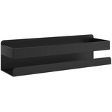  The Living Store Polica za prho mat črna 23x6,5x6 cm brušeno nerjaveče jeklo 340 - Polica Za Prho, (21446622) | Shoptok.si