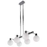 Candellux Lighting Visilica u srebrnoj boji sa staklenim sjenilom 35x59 cm Maldus - | shoptok.hr