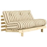 Karup Bež/krem sklopiva sofa 140 cm Roots – Cijene