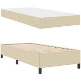  Krevet s opruga kutije Krema 90 x 200 cm tkanina | shoptok.hr