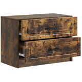  Noćni ormar s ladicama Dimljeni hrast 62 x 34 5 x 44 5 cm | shoptok.hr