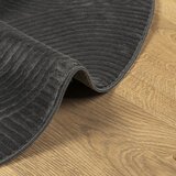  Tepih IZA kratka vlakna skandinavski izgled antracit Ø 100 cm | Eponuda.ba