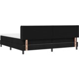  Postelja boxspring z vzmetnico z vzmetnico Črna 200 x 200 cm, (5000126438) | Shoptok.si