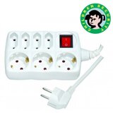 MIT.EL Produzni kabl sa 7 uticnica (3x1.5mm) 2m PM7P-2M DZ 16A, 250V-3680W | ePonuda.com
