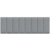 vidaXL Vzglavna stranica svetlo siva 140 cm blago | Shoptok.si