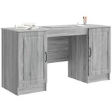  Stol s policom Siva sonoma 142 5 x 50 x 75 cm Konstruirano drvo - Siva sonoma | shoptok.hr