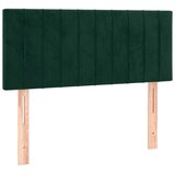 Krevet box spring s madracem tamnozeleni 120x190 cm baršunasti | Eponuda.com