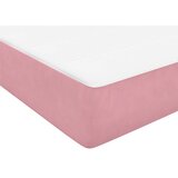 Box Spring krevet s madracem i LED ružičasti 120x220 cm samt | shoptok.hr