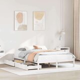vidaXL Okvir kreveta bez madraca bijeli 120 x 200 cm masivna borovina | shoptok.hr