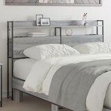 vidaXL Skladišno uzglavlje Sivi hrast sonoma 150 cm Konstruirano drvo | shoptok.hr