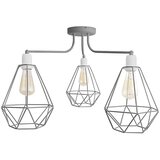  Luster KARO 3xE27/15W/230V siva | Eponuda.com