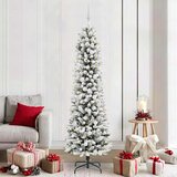  Umjetno božićno drvce Bijela 210 cm PVC i Metal i Plastika | shoptok.hr