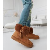 Gemre Brown insulated snow boots with fur Gerardino | shoptok.hr