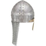  Replika križarske viteške kacige za LARP srebrna čelična | Eponuda.ba