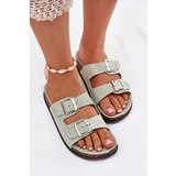 Boto Women's Mules With Buckles Mint Oliena | Shoptok.si
