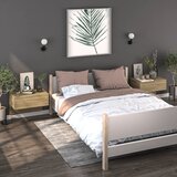The Living Store Stenske nočne omarice 2 kosa sonoma hrast - Stenska Nočna Omarica, (21433477) | Shoptok.si