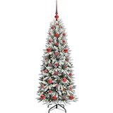 vidaXL Umestno božično drevo med 150 LED Bela 53 x 53 x 120 cm | Shoptok.si