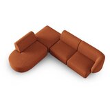 Milo Casa Kutna garnitura od šenila boja terakote (s lijevim kutom/u obliku slova L) Paolo – | shoptok.hr