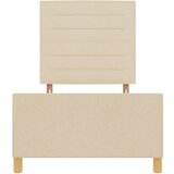  Okvir za krevet - Krem 90x200 cm Tkanina | shoptok.hr