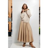Marisse Women's Skirt L-Sc-4611 Beige | ePonuda.com