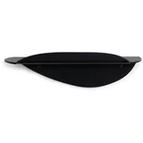 Črna kovinska polica 34 cm Pipa –