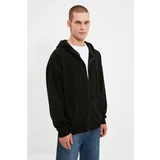 Trendyol Black Men's Oversize Fit Sweatshirt