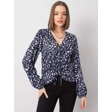 Italy Moda Blouse-DHJ-BZ-12283-1.93P-navy blue | Shoptok.si