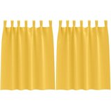  Zavjese za blackout s prstenovima 2 pcs Žuta 140 x 140 cm | Eponuda.com