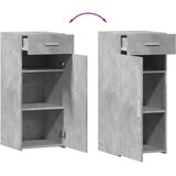  Komoda siva boja betona 40 x 42,5 x 93 cm od konstruiranog drva | shoptok.hr
