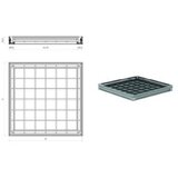  Poklopac AL za ispune 40x40cm A15/B125 405341 ACO | Eponuda.ba