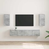 TV zidni ormar 2 pcs Beton 30 x 31 x 60 cm Konstruirano drvo | shoptok.hr