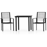  7-dijelni vrtni blagovaonski set crni | shoptok.hr