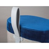 MID.YOU TABURE, umetna masa, tekstil, leseni material modra, siva | Shoptok.si